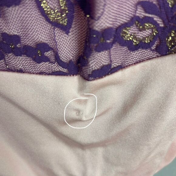 Ballet Leotard Adult Small Purple Lace Tulle Skirt Costume Headband Stage Dance - Picture 7 of 10